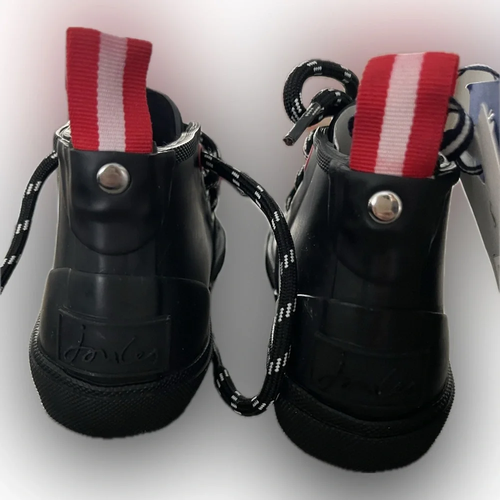 Joules Unisex-Child Rainboots Rain Boot Black NEW - Picture 2 of 5